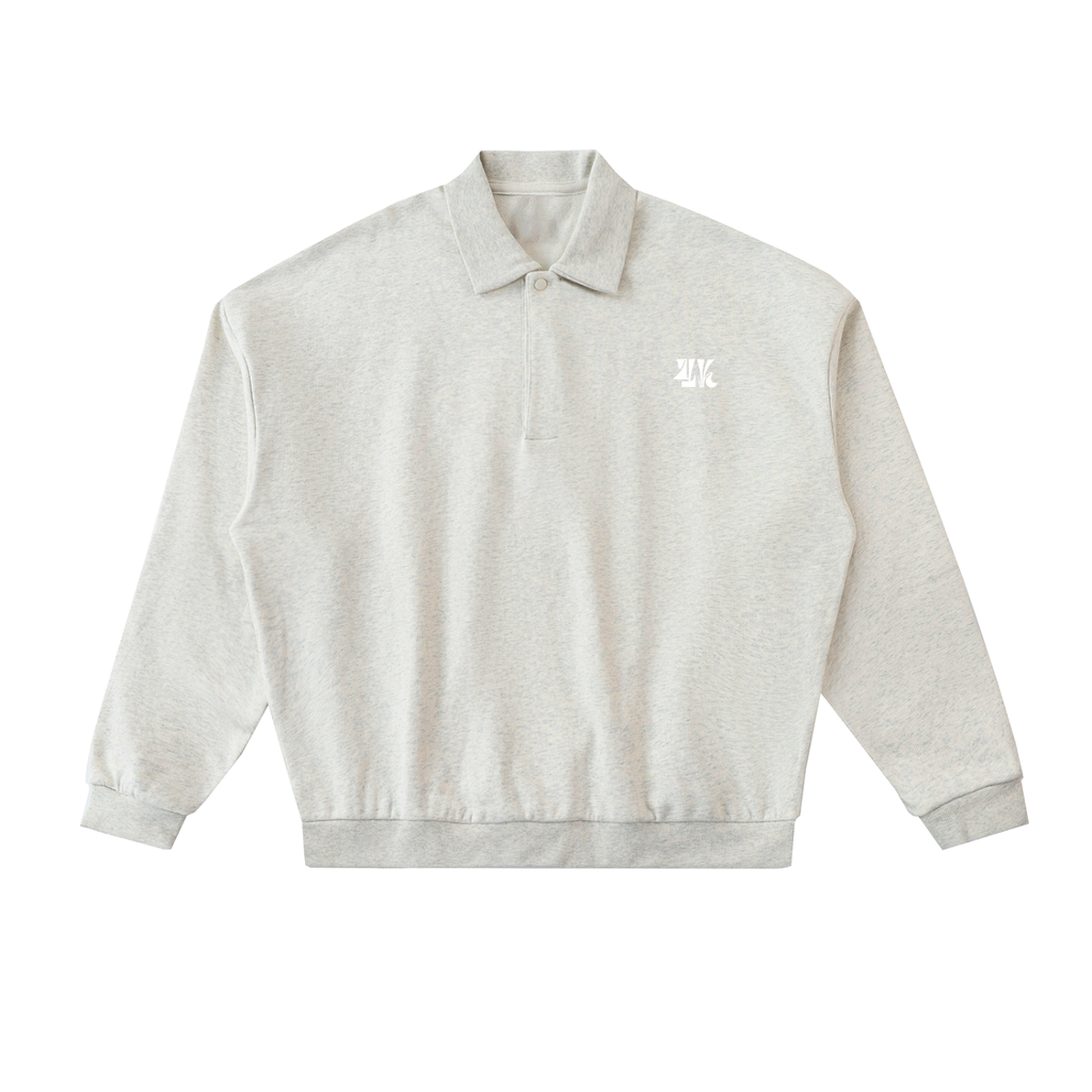 4K Heavyweight Fleece Polo Sweatshirt