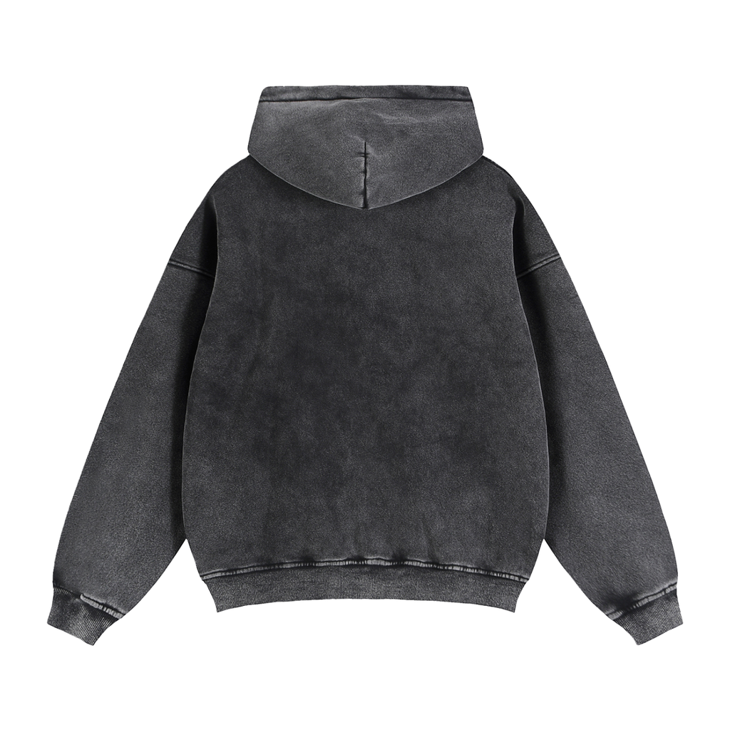 4K Zip-Through Boxy Fleece Hoodie
