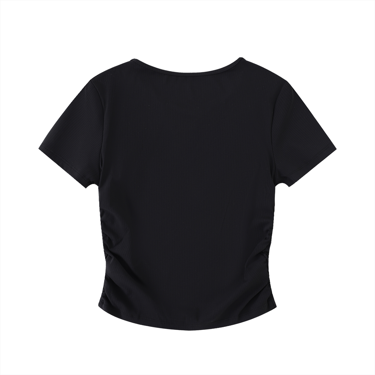 4K Ruched Bodycon Crop Top