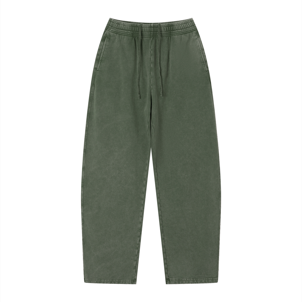 4K Unisex Vintage Wash Loose Sweatpants
