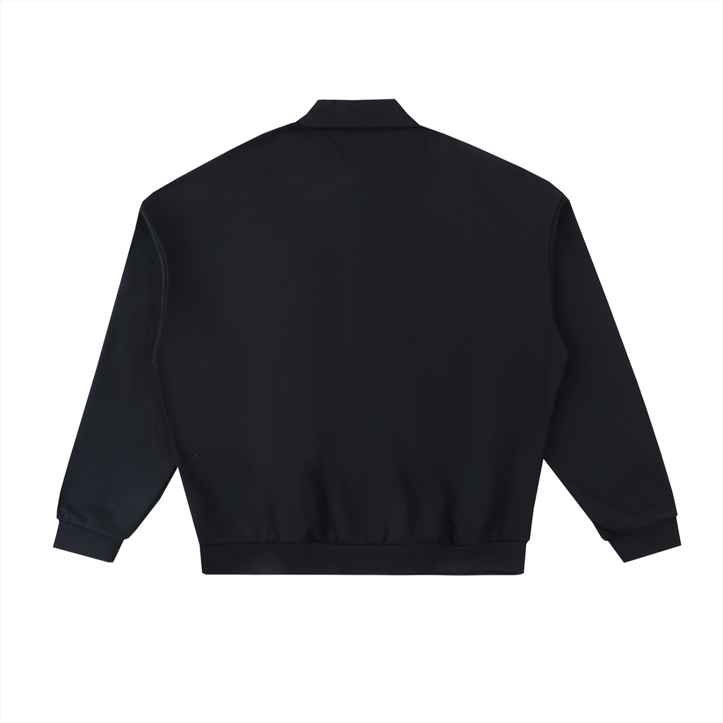 4K Heavyweight Fleece Polo Sweatshirt