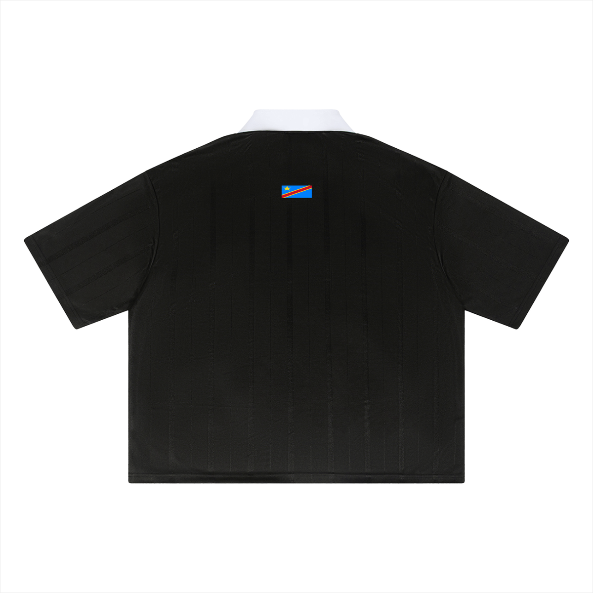 DR CONGO- Boxy Jersey (BLACK)