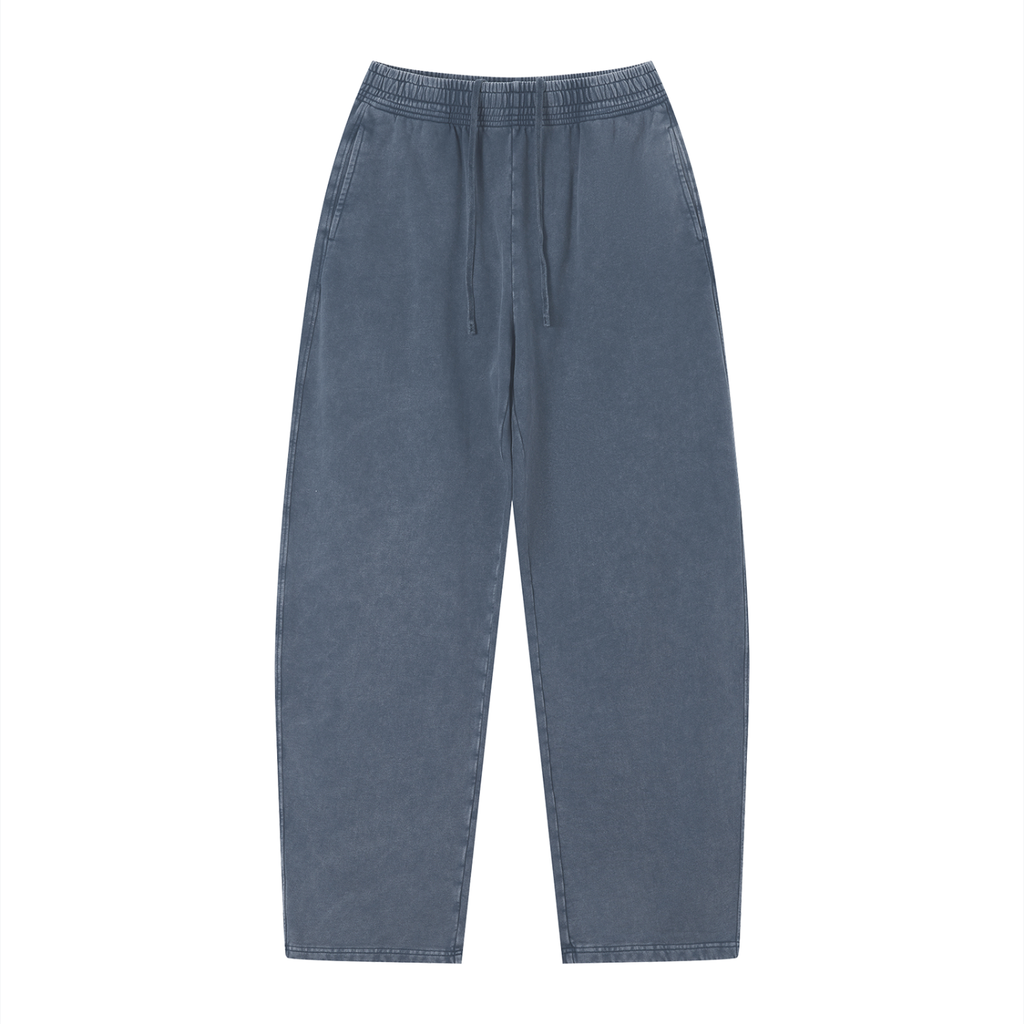 4K Unisex Vintage Wash Loose Sweatpants