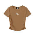 4K Ruched Bodycon Crop Top