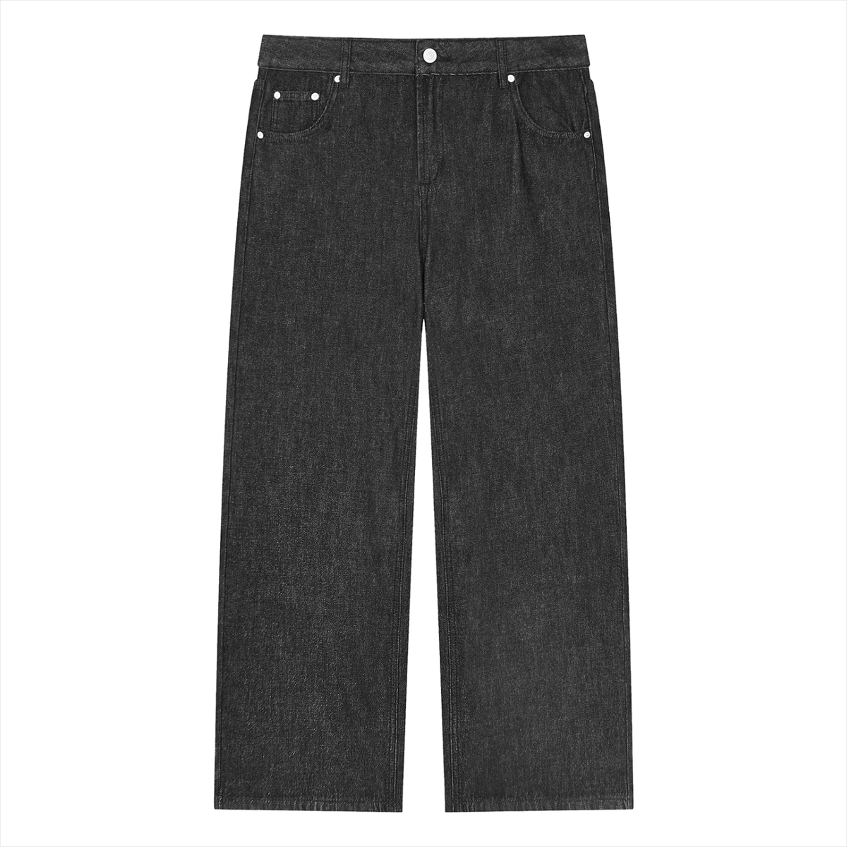 4K Unisex Vintage Wash Straight Leg Jeans