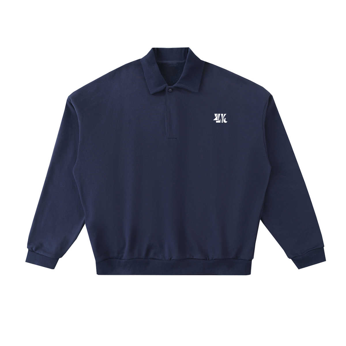 4K Heavyweight Fleece Polo Sweatshirt