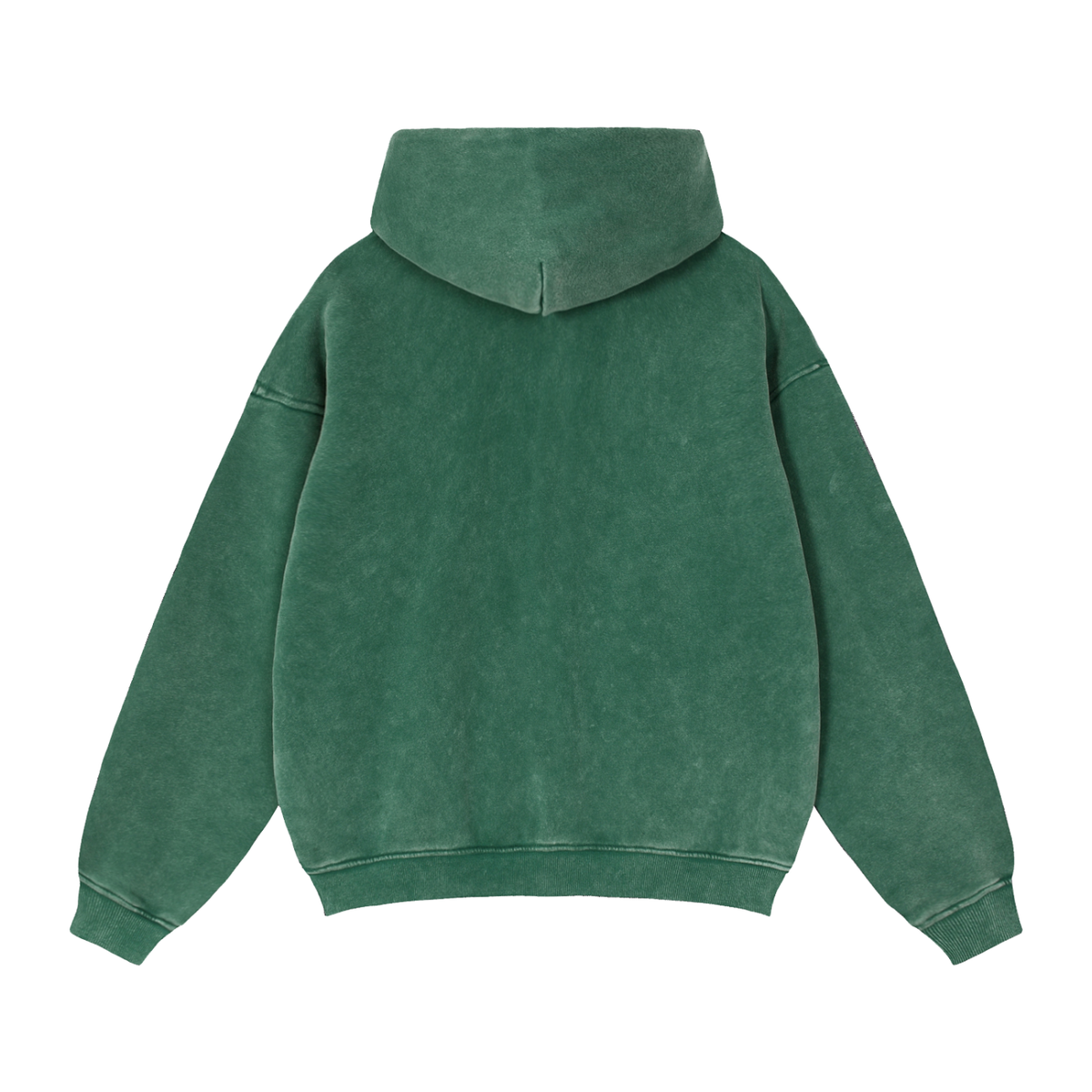 4K Zip-Through Boxy Fleece Hoodie