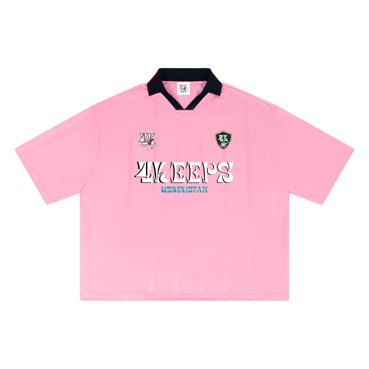 UZBEKISTAN- Boxy Jersey (PINK)