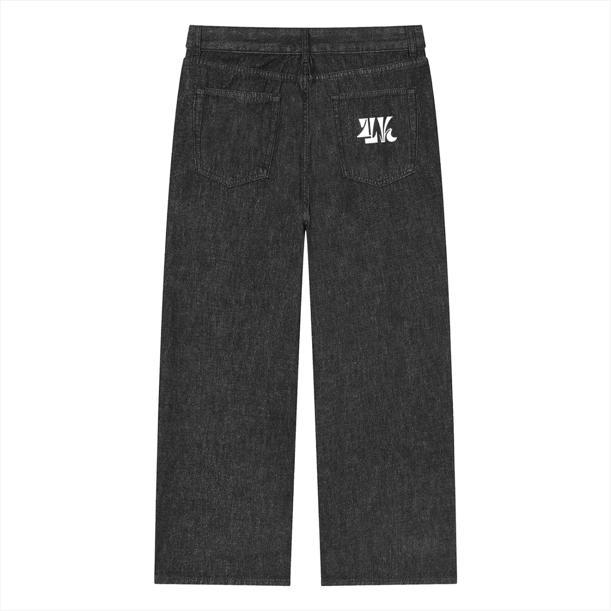 4K Unisex Vintage Wash Straight Leg Jeans