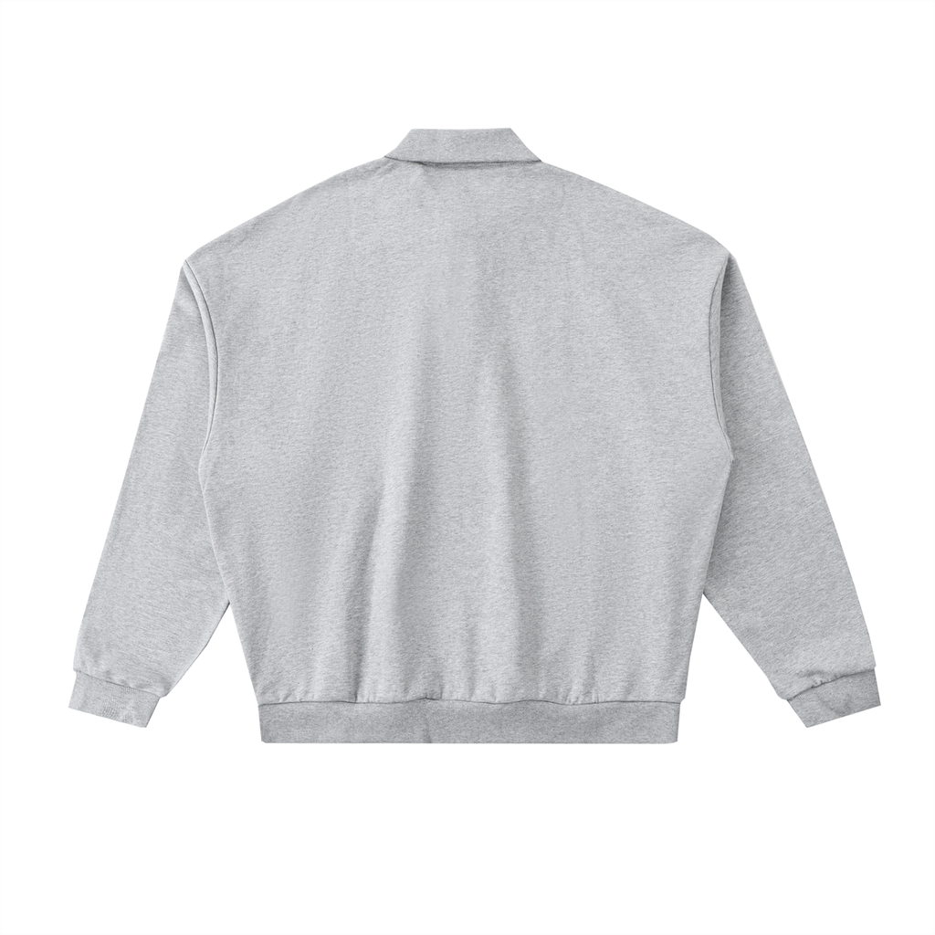 4K Heavyweight Fleece Polo Sweatshirt