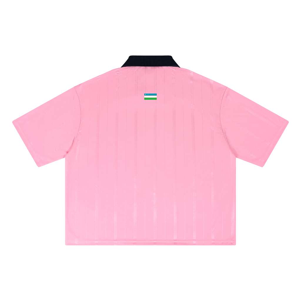 UZBEKISTAN- Boxy Jersey (PINK)